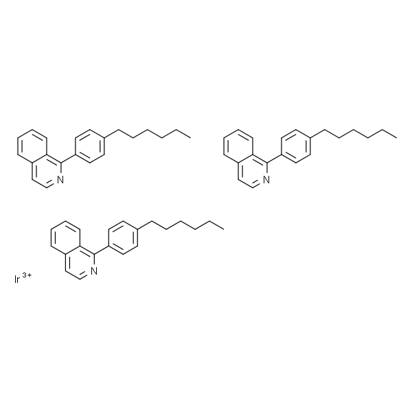 Ir(hpiq)3; Tris(1-(4-hexylphenyl)-isoquinolinato-C2，N)iridium(III)