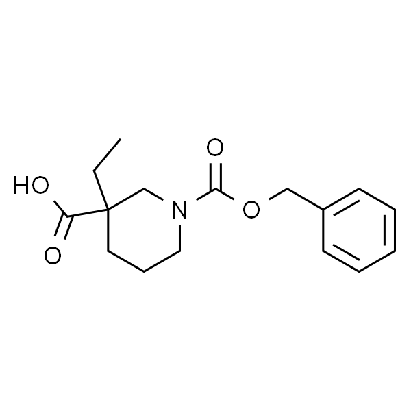 1-Cbz-3-ethylpiperidine-3-carboxylic Acid