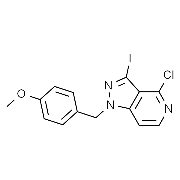 4-Chloro-3-iodo-1-(4-methoxybenzyl)-1H-pyrazolo[4，3-c]pyridine