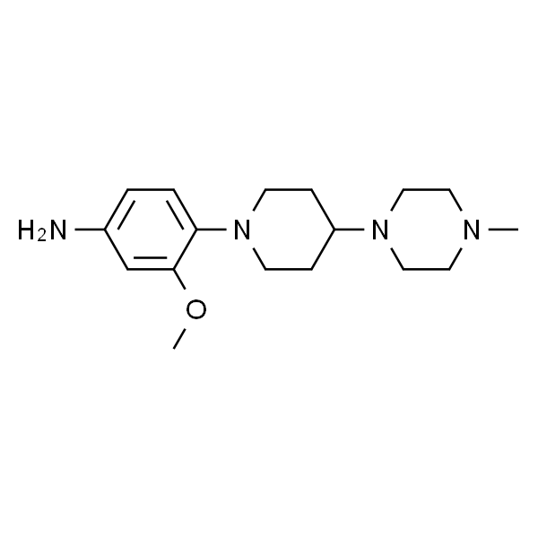 3-Methoxy-4-(4-(4-methylpiperazin-1-yl)piperidin-1-yl)aniline