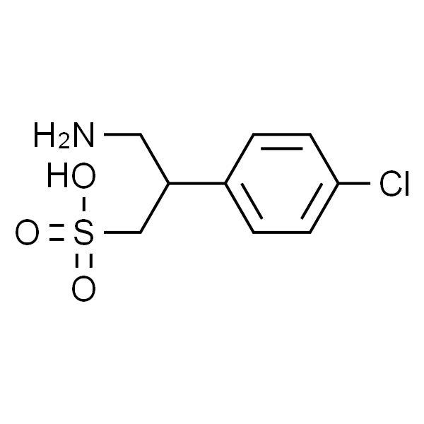 3-Amino-2-(4-chlorophenyl)propane-1-sulfonic acid