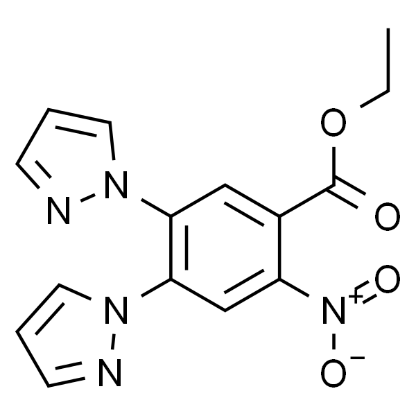 Ethyl 2-Nitro-4，5-di(1-pyrazolyl)benzoate