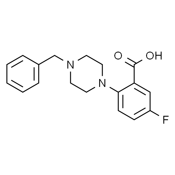 2-(4-Benzylpiperazino)-5-fluorobenzoic Acid