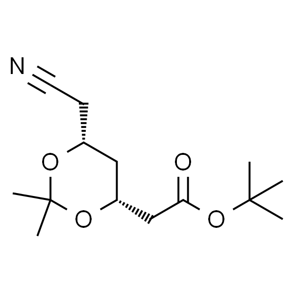 tert-Butyl (4R，3R)-6-cyanomethyl-2，2-dimethyl-1，3-dioxane-4-acetate， 97%
