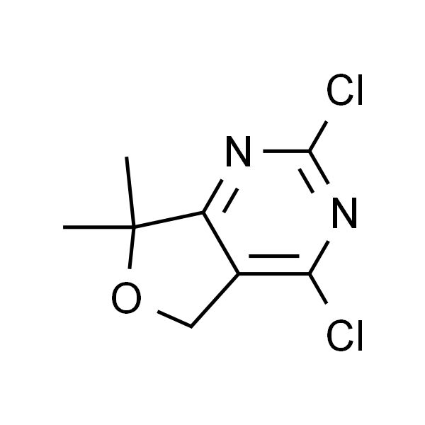 2，4-Dichloro-7，7-dimethyl-5，7-dihydrofuro[3，4-d]pyrimidine