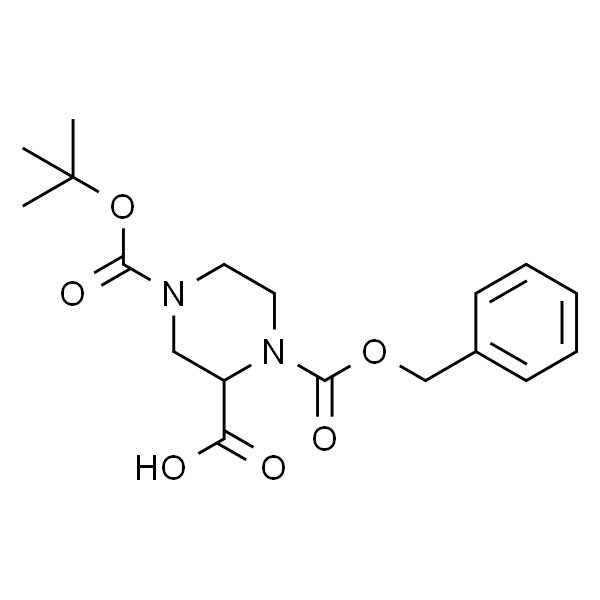 (±)-1-Benzyloxycarbonyl-4-Boc-piperazine-2-carboxylic acid