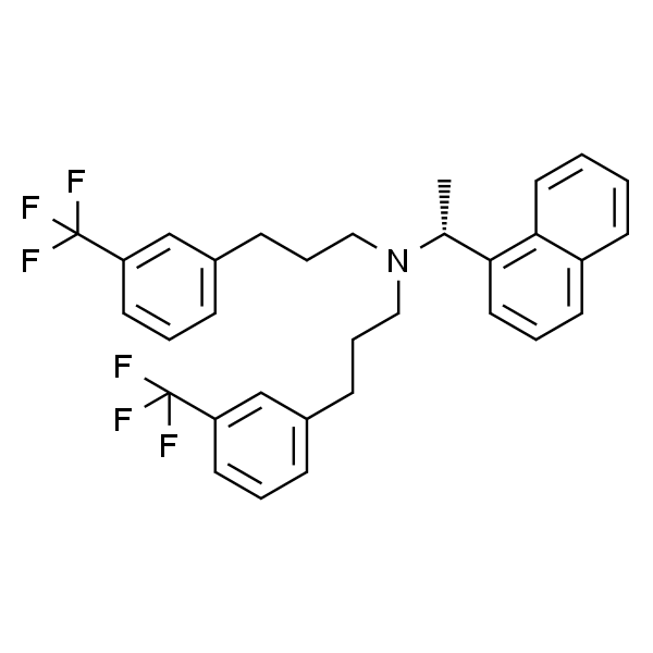 1-Naphthalenemethanamine, α-methyl-N,N-bis[3-[3-(trifluoromethyl)phenyl]propyl]-, (αR)-