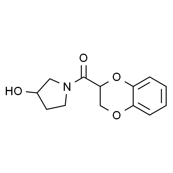 (2,3-Dihydrobenzo[b][1,4]dioxin-2-yl)(3-hydroxypyrrolidin-1-yl)methanone