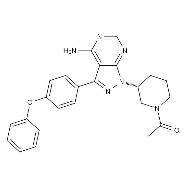 (R)-1-[3-[4-Amino-3-(4-phenoxyphenyl)-1H-pyrazolo[3,4-d]pyrimidin-1-yl]piperidin-1-yl]ethanone