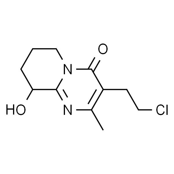 3-(2-Chloroethyl)-6，7，8，9-tetrahydro-9-hydroxy-2-methyl-4H-pyrido[1，2-a]pyrimidine-4-one