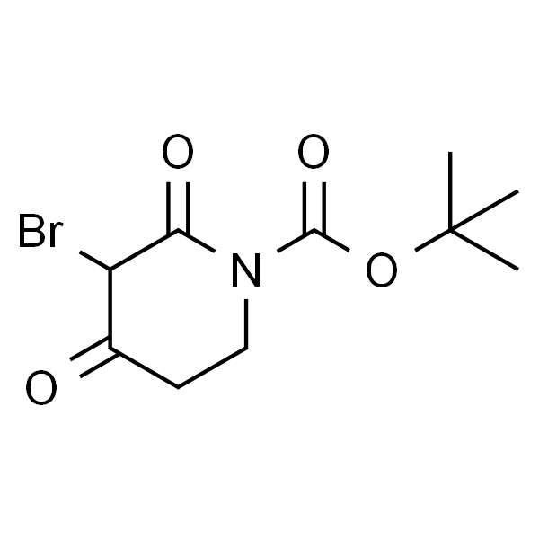 tert-Butyl 3-bromo-2，4-dioxopiperidine-1-carboxylate