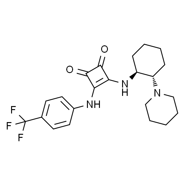 3-[[(1S，2S)-2-(1-Piperidinyl)cyclohexyl]amino]-4-[[4-(trifluoromethyl)phenyl]amino]-3-cyclobutene-1，2-dione