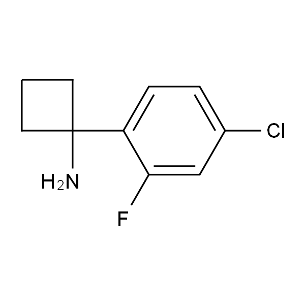 1-(4-chloro-2-fluorophenyl)cyclobutan-1-amine hydrochloride