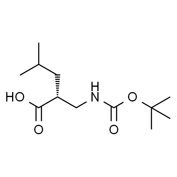 (R)-2-(((tert-Butoxycarbonyl)amino)methyl)-4-methylpentanoic acid