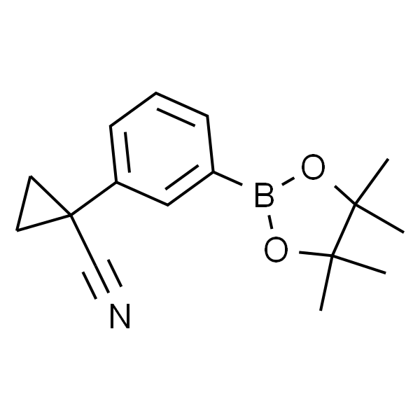 1-(3-(4，4，5，5-Tetramethyl-1，3，2-dioxaborolan-2-yl)phenyl)cyclopropanecarbonitrile