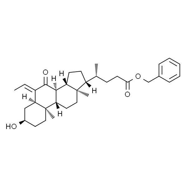 (R)-Benzyl 4-((3R,5R,8S,9S,10R,13R,14S,17R,E)-6-ethylidene-3-hydroxy-10,13-dimethyl-7-oxohexadecahydro-1H-cyclopenta[a]phenanthren-17-yl)pentanoate