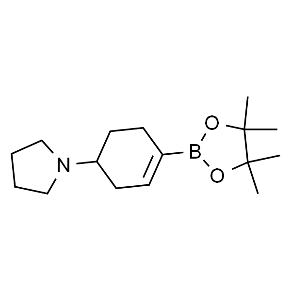 1-(4-(4，4，5，5-Tetramethyl-1，3，2-dioxaborolan-2-yl)cyclohex-3-en-1-yl)pyrrolidine