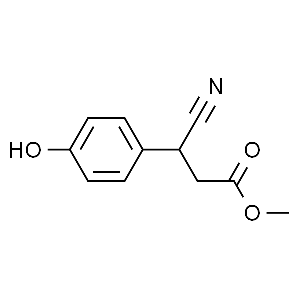 Methyl 3-Cyano-3-(4-hydroxyphenyl)propanoate
