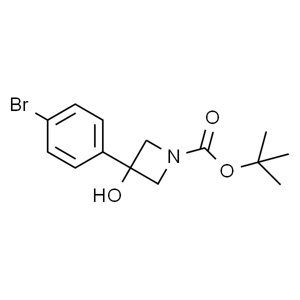 tert-Butyl 3-(4-bromophenyl)-3-hydroxyazetidine-1-carboxylate