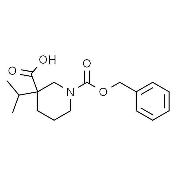 1-Cbz-3-isopropylpiperidine-3-carboxylic Acid