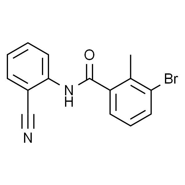 3-Bromo-N-(2-cyanophenyl)-2-methylbenzamide