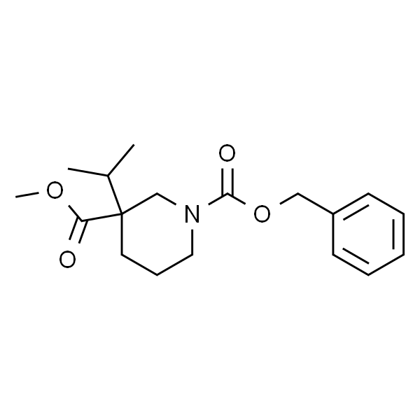 Methyl 1-Cbz-3-isopropylpiperidine-3-carboxylate