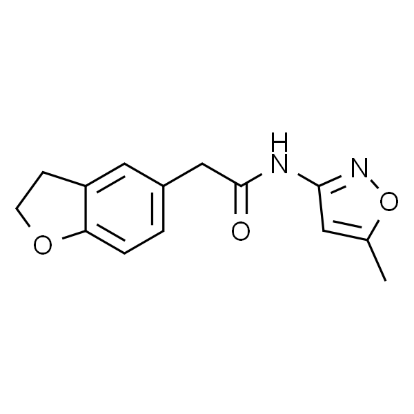 2-(2，3-Dihydrobenzofuran-5-yl)-N-(5-methylisoxazol-3-yl)acetamide