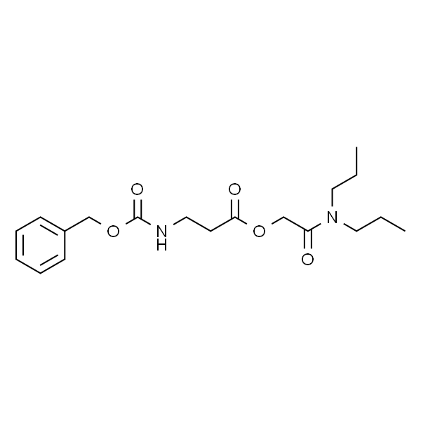 2-(Dipropylamino)-2-oxoethyl 3-(((benzyloxy)carbonyl)amino)propanoate