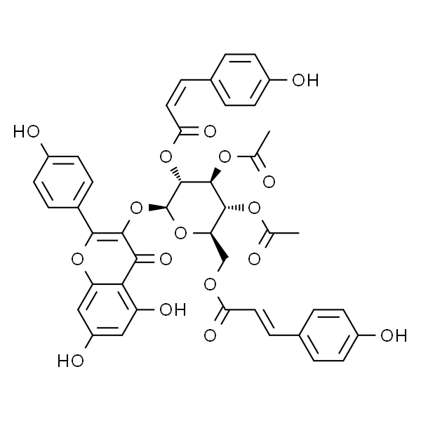 3",4"-Di-O-acetyl-2",6"-di-O-p-coumaroylastragalin