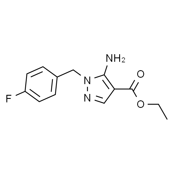 ethyl 5-amino-1-(4-fluorobenzyl)-1H-pyrazole-3-carboxylate