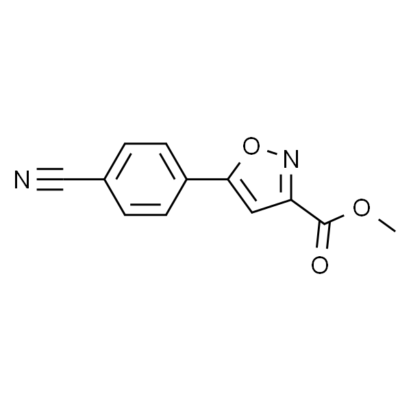 Methyl 5-(4-Cyanophenyl)isoxazole-3-carboxylate