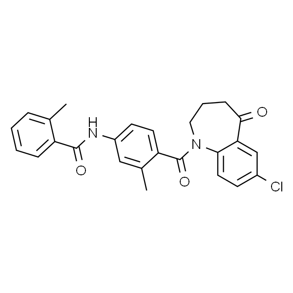 N-(4-(7-Chloro-5-oxo-2,3,4,5-tetrahydro-1H-benzo[b]azepine-1-carbonyl)-3-methylphenyl)-2-methylbenzamide