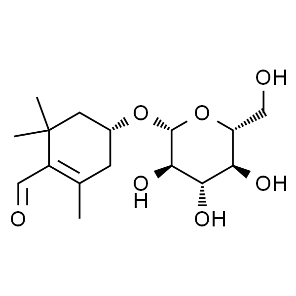 (4S)-2,6,6-trimethyl-4-[(2R,3R,4S,5S,6R)-3,4,5-trihydroxy-6-(hydroxymethyl)oxan-2-yl]oxy-cyclohexene-1-carbaldehyde