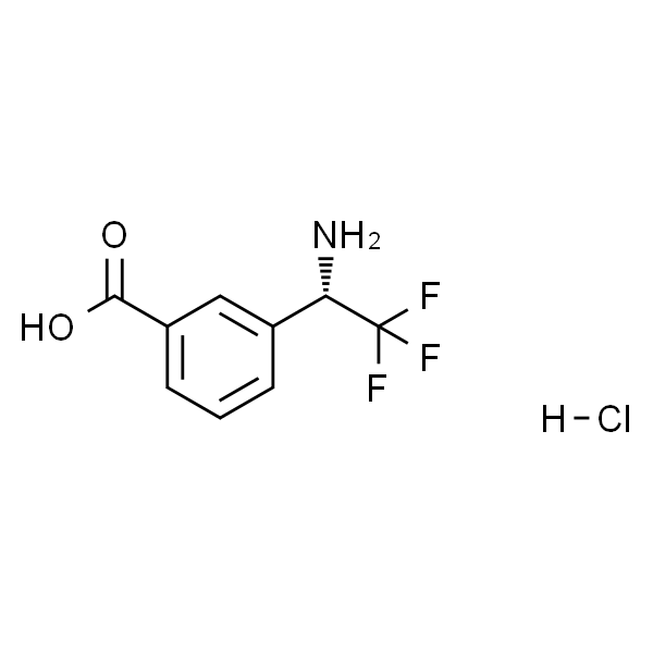 (S)-3-(1-Amino-2,2,2-trifluoroethyl)benzoic acid hydrochloride