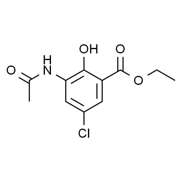 Ethyl 3-acetamido-5-chloro-2-hydroxybenzoate