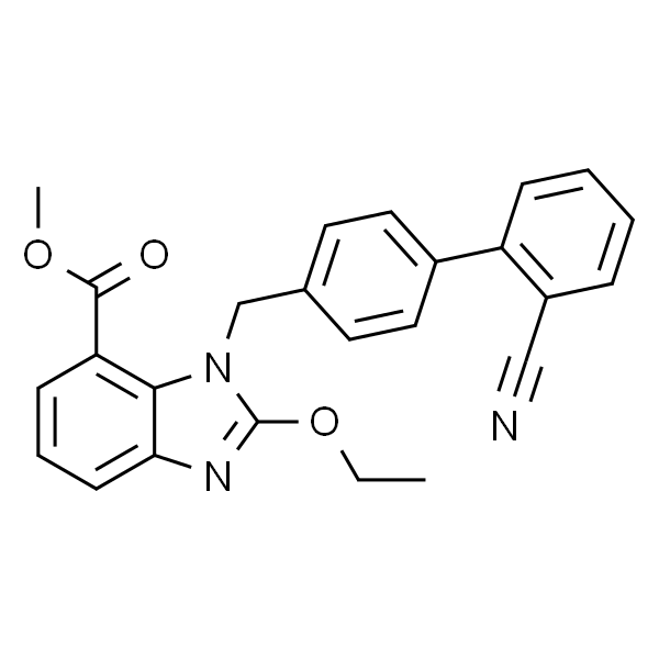 Methyl 1-((2'-cyano-[1，1'-biphenyl]-4-yl)methyl)-2-ethoxy-1H-benzo[d]imidazole-7-carboxylate