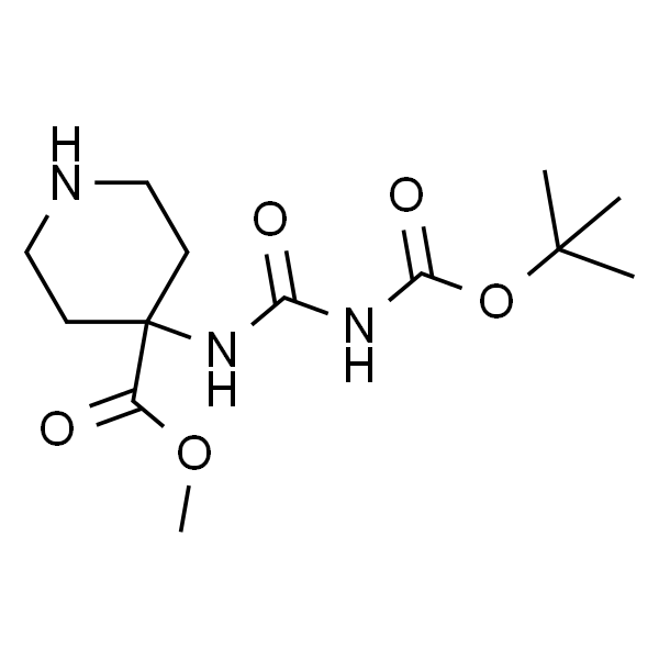 Methyl 4-(3-(tert-butoxycarbonyl)ureido)piperidine-4-carboxylate