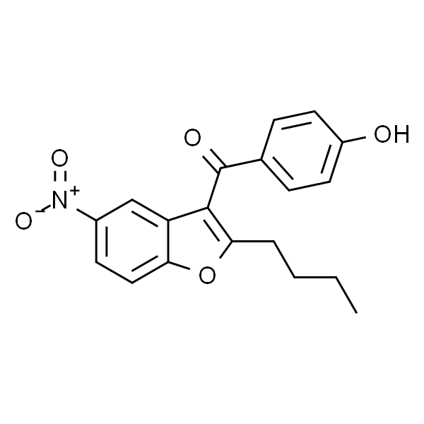 (2-butyl-5-nitrobenzofuran-3-yl)(4-hydroxyphenyl)methanone