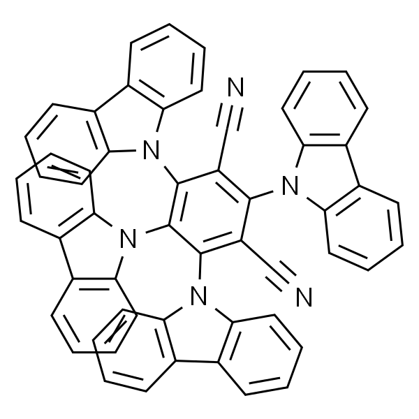 2，4，5，6-tetrakis(carbazol-9-yl)-1，3-dicyanobenzene