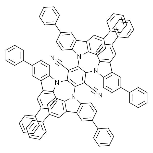 2，3，5，6-tetrakis(3，6-diphenylcarbazol-9-yl)-1，4-dicyanobenzene