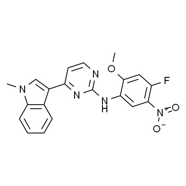 N-(4-Fluoro-2-methoxy-5-nitrophenyl)-4-(1-methyl-1H-indol-3-yl)pyrimidin-2-amine