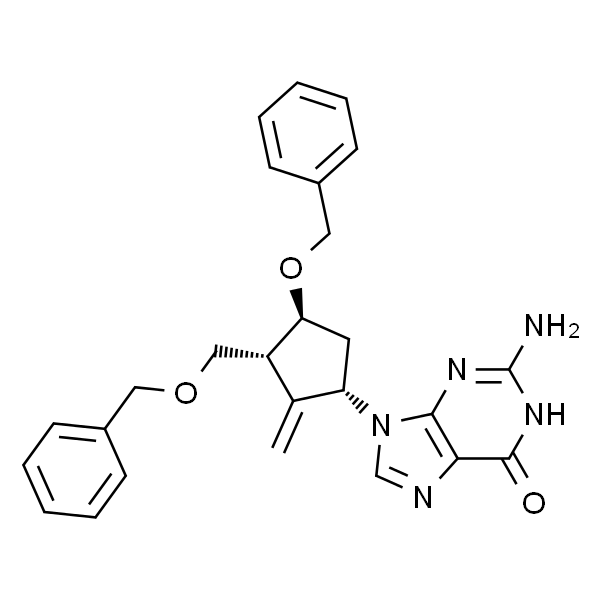 2-Amino-9-((1S,3R,4S)-4-(benzyloxy)-3-((benzyloxy)methyl)-2-methylenecyclopentyl)-1H-purin-6(9H)-one
