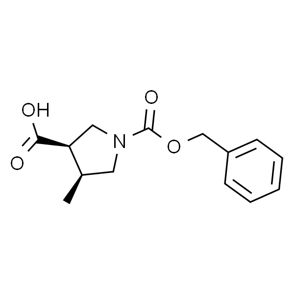 (3R，4S)-1-Cbz-4-methylpyrrolidine-3-carboxylic Acid