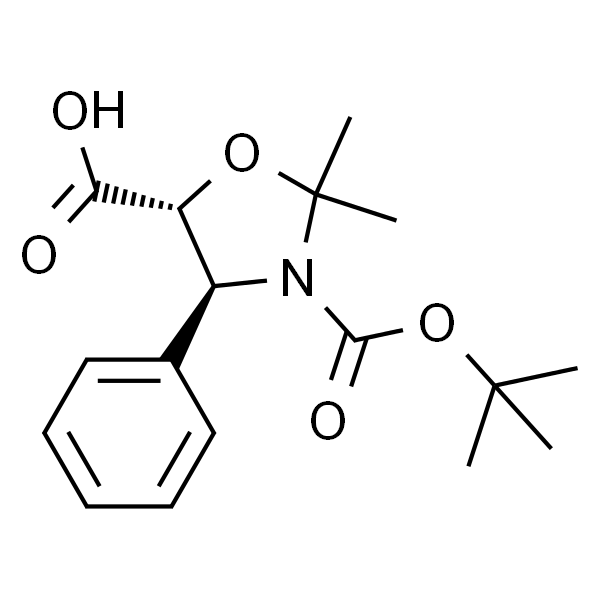 (4S，5R)-3-(tert-Butoxycarbonyl)-2，2-dimethyl-4-phenyloxazolidine-5-carboxylic acid