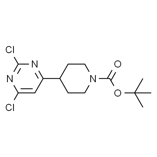 tert-Butyl 4-(2，6-dichloropyrimidin-4-yl)piperidine-1-carboxylate