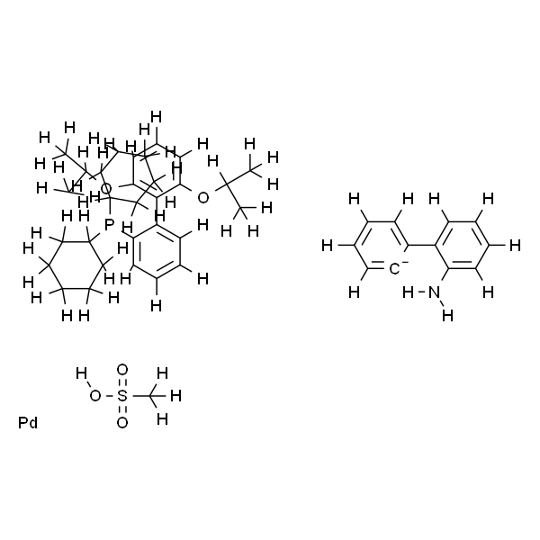 Methanesulfonato(2-dicyclohexylphosphino-2',6'-di-i-propoxy-1,1'-biphenyl)(2'-amino-1,1'-biphenyl-2-yl)palladium(ii)