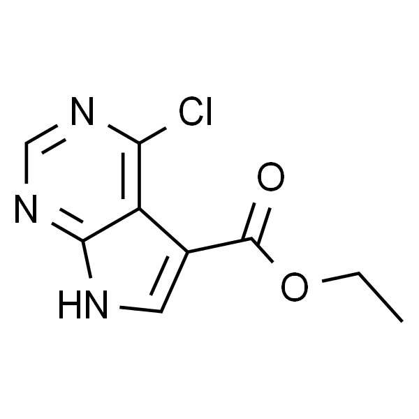 Ethyl 4-chloro-7H-pyrrolo[2，3-d]pyrimidine-5-carboxylate