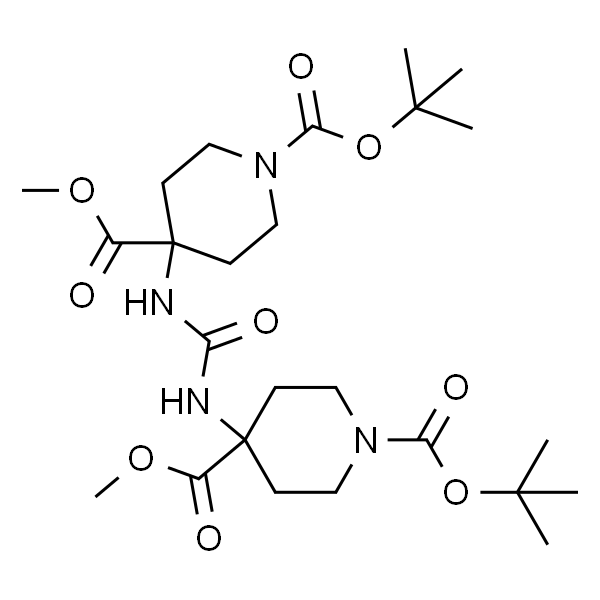 1，3-Di[N-Boc-4-(methoxycarbonyl)-4-piperidyl]urea