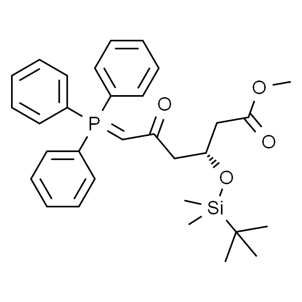 (R)-Methyl 3-((tert-butyldimethylsilyl)oxy)-5-oxo-6-(triphenylphosphoranylidene)hexanoate
