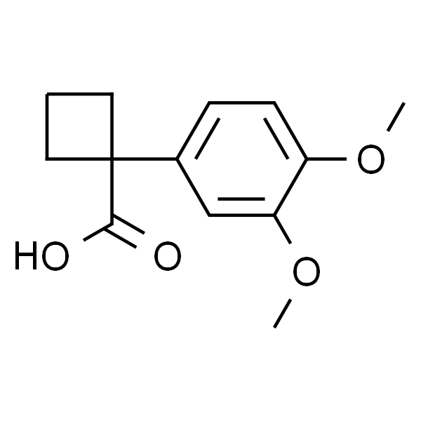 1-(3，4-Dimethoxyphenyl)cyclobutanecarboxylic acid